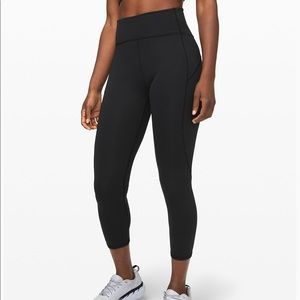 Lululemon Black In Movement Crop